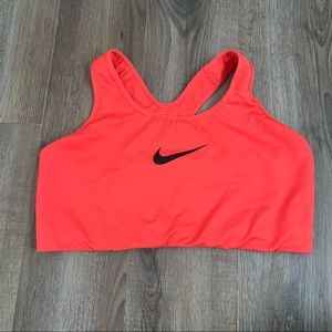 Nike Womens Plus Unlined Neon Sports Bra 1x